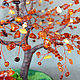 Дерево из янтаря Янтарная свадьба 34 года. Деревья. МИР ТВОРЧЕСТВА. Интернет-магазин Ярмарка Мастеров.  Фото №2