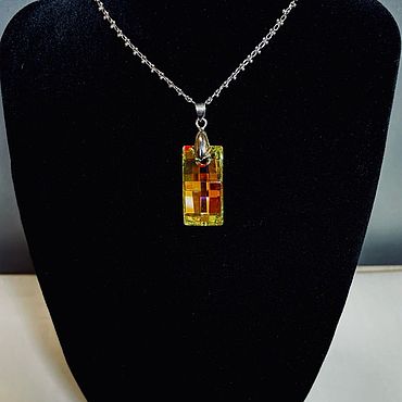 Украшения ручной работы. Ярмарка Мастеров - ручная работа Подвеска Swarovski Bermuda Blue P 20мм. Handmade.