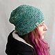 Knitted hat Bini 'Jagat' green, Caps, Nizhny Novgorod,  Фото №1