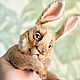Кролик тедди Арахис заяц коллекционный авторский зайчик пасха