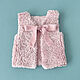 Knitted vest for girls, fluffy, Childrens vest, Cheboksary,  Фото №1