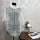 Вязаная шаль Романтика, платок, накидка, косынка. Шали. Вязаное совершенство. Ярмарка Мастеров.  Фото №5