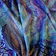 Scarf batik silk'Andromeda'. Shawls1. Kenaz silk (KENAZ). Online shopping on My Livemaster.  Фото №2