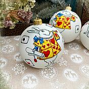 Сувениры и подарки handmade. Livemaster - original item Rabbit with cards painting. Handmade.