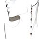 Заказать Серьги "Thin Lines" жемчуг. Украшения Darya_your_jewelry. Ярмарка Мастеров. . Серьги классические Фото №3