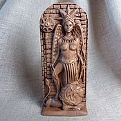 Для дома и интерьера handmade. Livemaster - original item Inanna (Ishtar) goddess, wooden statuette 20 cm. Handmade.