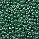 10 grams of 10/0 seed Beads, Czech Preciosa 56060 Premium dark green transparent crysta, Beads, Chelyabinsk,  Фото №1
