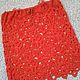 Openwork skirt-top 'Orange summer' handmade. Skirts. hand knitting from Galina Akhmedova. My Livemaster. Фото №6