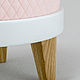Пуфик детский Pink (со съемным чехлом). Пуфы и пуфики. Мастерская Elanska-Design. Ярмарка Мастеров.  Фото №5