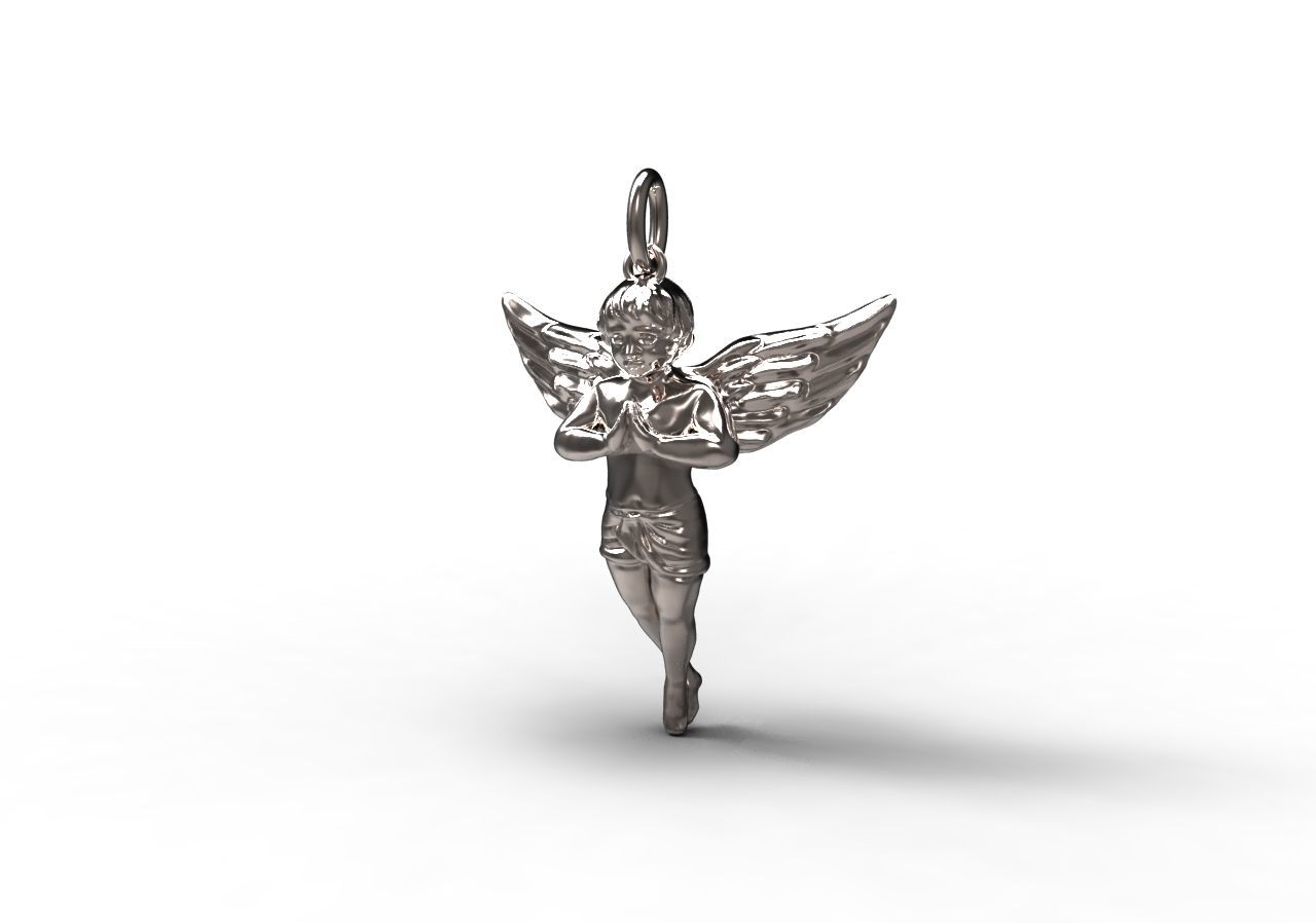   Ангел из серебра (П2), Кулон, Челябинск,  Фото №1