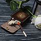 Cigarette case genuine leather. Stylish. Purse. Elena Borkova (divelen). My Livemaster. Фото №5