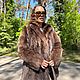 Шуба из меха енота с роскошным дизайном. Шубы. Stylish mink. Ярмарка Мастеров.  Фото №10