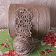 The yarn is jute. thin crochet tablecloths. curtains. lace, Lace, Kaluga,  Фото №1