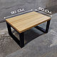 Copy of Industrial style coffee table made of natural wood. Tables. dekor-tseh. My Livemaster. Фото №5