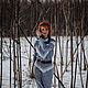 Платье в винтажном стиле Черника с молоком. Платья. Ирина Сайфийдинова (textileheart). Интернет-магазин Ярмарка Мастеров.  Фото №2