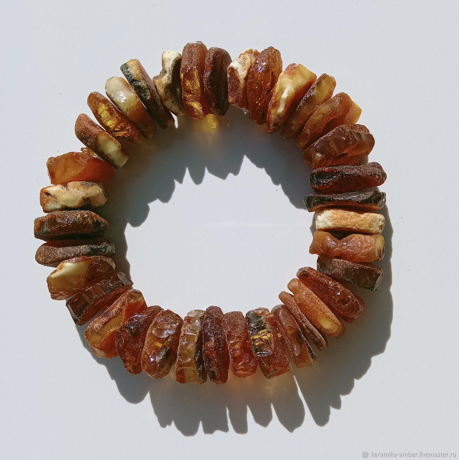 Raw hot sale amber bracelet