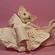 Order felt toy: pink cat Cornish Rex Eva. Vintage Teddys House. Livemaster. . Felted Toy Фото №3