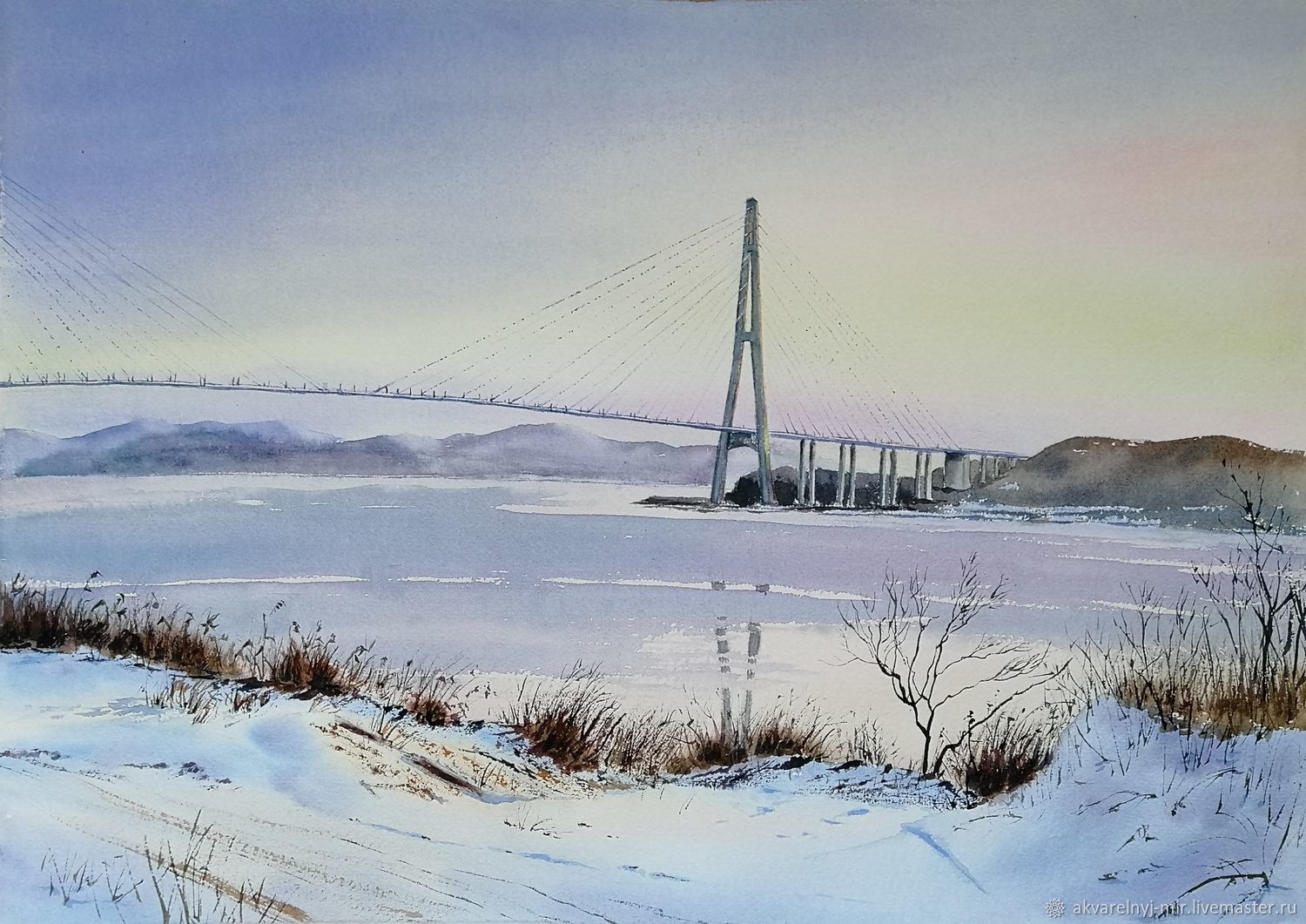 Мосты Владивостока в живописи