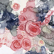 Картины и панно handmade. Livemaster - original item Pictures: Abstract with roses. Handmade.