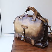 Сумки и аксессуары handmade. Livemaster - original item Men`s leather bag WENGER 2 custom for Alexei.. Handmade.