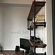 Полки в кабинет в стиле лофт. Полки. WOOD LOFT (woodloftmsk). Ярмарка Мастеров.  Фото №4