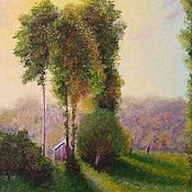 Картины и панно handmade. Livemaster - original item Pictures: Summer landscape oil painting 