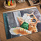 The picture with the cat. Mod. Ready for St. Patrick's day. Pictures. lystik (lystik). Online shopping on My Livemaster.  Фото №2
