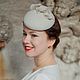 Order Wedding pill box hat 'Spiral'. Exclusive HATS. LANA ANISIMOVA.. Livemaster. . Sombreros de la boda Фото №3