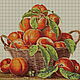 Order Beaded embroidery set BASKET WITH PEACHES. Beaded embroidery from Laura. Livemaster. . Embroidery kits Фото №3