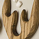 Заказать Conjunto recto pequeño y grande con cuernos, color ' nogal'. derevyannaya-masterskaya-yasen (yasen-wood). Ярмарка Мастеров. . Cutting Boards Фото №3
