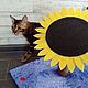 Когтеточка-подсолнух. Когтеточки. Dream-is-purrfect. Ярмарка Мастеров.  Фото №5