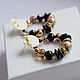 Earrings with onyx, rauchtopaz, pearls. Congo earrings. Solanda. Online shopping on My Livemaster.  Фото №2
