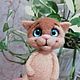 Брошь котик, брошь из шерсти, котенок, кот. Броши для детей. Valyashki-7. Ярмарка Мастеров.  Фото №5