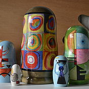 Русский стиль handmade. Livemaster - original item Dolls: Kandinsky Circles. Handmade.