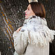 Wild felted scarf. Scarves. Larissa Permjakova. Online shopping on My Livemaster.  Фото №2