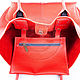 Order Womens leather handbag Julia red. Russian leather Guild. Livemaster. . Classic Bag Фото №3