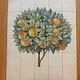 Tiles and tiles: Panels on the wall ' Orange tree'. Tile. ArtFlera (artflera). Online shopping on My Livemaster.  Фото №2