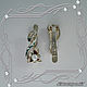 Order Earrings 'prima' 925 silver, hot enamel, cubic Zirconia. MaksimJewelryStudio. Livemaster. . Earrings Фото №3