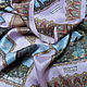 Handkerchief Hussars,silk,vintage Europe. Vintage handkerchiefs. Ledy Charm. My Livemaster. Фото №6