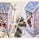 Домики,ваза,короб для подарка, Новогодние композиции, Волгодонск,  Фото №1