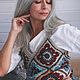 ZOYA GOLICYNA Авторский жилет •Бохо•, связан крючком. Кофты. ZOYA GOLICYNA. Ярмарка Мастеров.  Фото №4