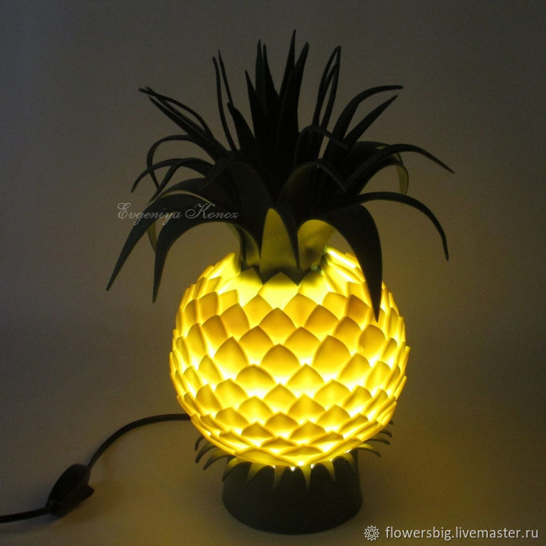 Table Lamp Pineapple Night Light, Fresh Fruit Table Lamp