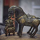 Order  A pair of horses konyashek decor Tibet retro. ket-di. Livemaster. . Figurines Фото №3