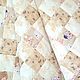 PURRR-MEOW on discharge from the hospital patchwork quilt. Gift for newborn. loved patchwork. My Livemaster. Фото №4