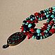 Арабески - колье объемное восточное с крупным кулоном. Колье. Roxana Jewelry for you. Ярмарка Мастеров.  Фото №4
