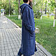 Чтобы лучше рассмотреть модель, нажмите на фото
CUTE-KNIT Ната Онипченко Ярмарка мастеров 
Купить длинный кардиган с капюшоном и карманами