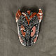 Brooch stone mosaic 'Viking' No. №4, Brooches, Nizhnij Tagil,  Фото №1