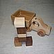 Order Wooden car truck with cubes. Shop Grizunok teether. Livemaster. . Rolling Toys Фото №3