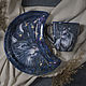 Сказочная тарелка с авторской росписью "Пушистый охотник", Тарелки, Тверь,  Фото №1
