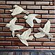 Decorative birds on the wall. Panels. Interior elements. vintazh--antikvariat. Online shopping on My Livemaster.  Фото №2